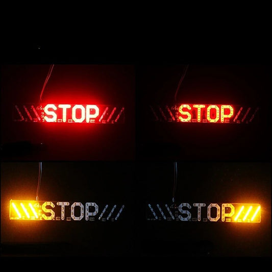 Motorsiklet "Stop" Yazılı Stop Lambası